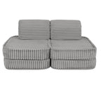 Small Modular Sofa for Kids - Churros Moon Grey