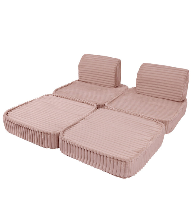 Small Modular Sofa for Kids - Churros Pink