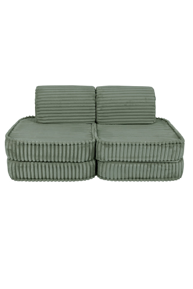 Kleine modulaire sofa voor kinderen - Churros saliegroen-mercibeaucoupp.eu