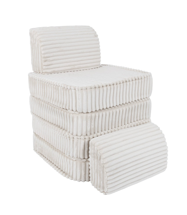 Small Modular Sofa for Kids - Churros White