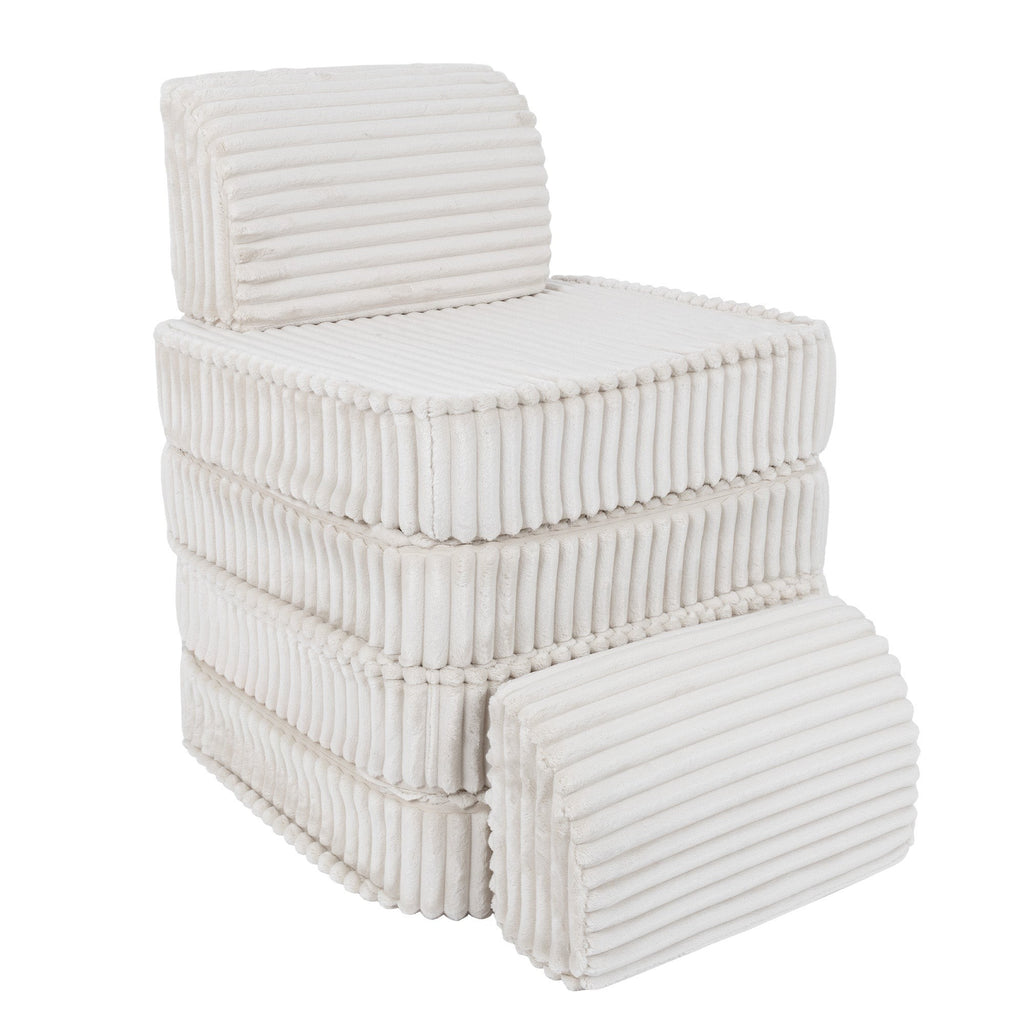 Small Modular Sofa for Kids - Churros White