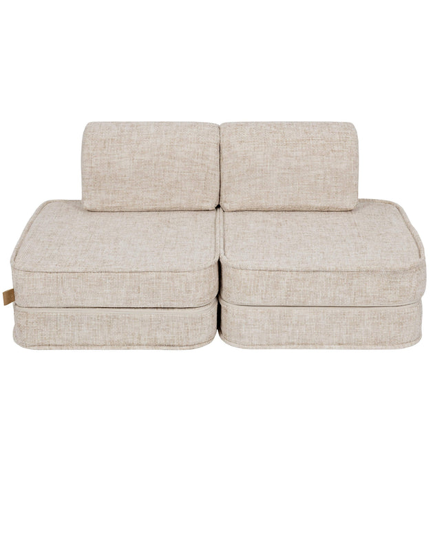 Kleine Modulaire Sofa voor Kinderen - Tangle Marshmellow Beige-mercibeaucoupp.eu