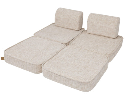 Small Modular Sofa for Kids - Tangle Marshmellow Beige