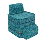 Small Modular Sofa for Kids - Tangle Lagoon Blue