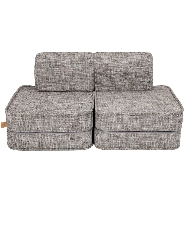 Kleine modulaire sofa voor kinderen - Tangle Moon Grijs-mercibeaucoupp.eu