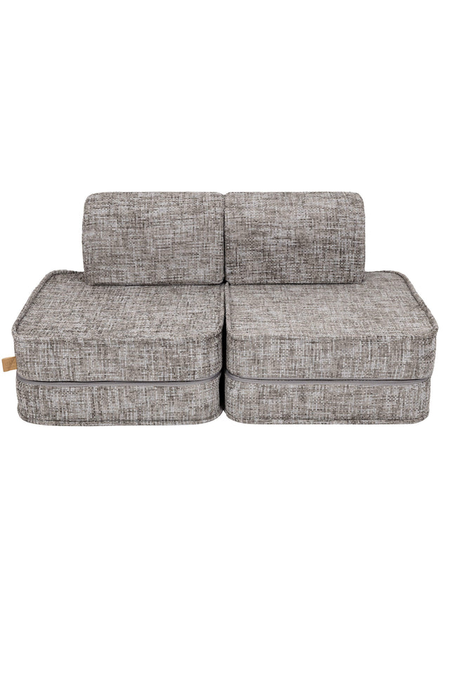 Kleine modulaire sofa voor kinderen - Tangle Moon Grijs-mercibeaucoupp.eu