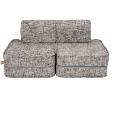Kleine modulaire sofa voor kinderen - Tangle Moon Grijs-mercibeaucoupp.eu
