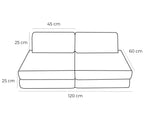 Small Modular Sofa for Kids - Tangle Moon Grey