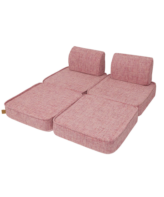 Kleine modulaire sofa voor kinderen - Tangle Bubblegum Pink-mercibeaucoupp.eu
