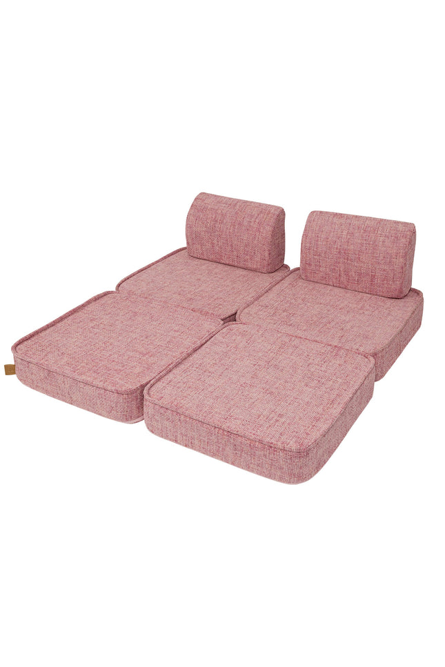 Kleine modulaire sofa voor kinderen - Tangle Bubblegum Pink-mercibeaucoupp.eu