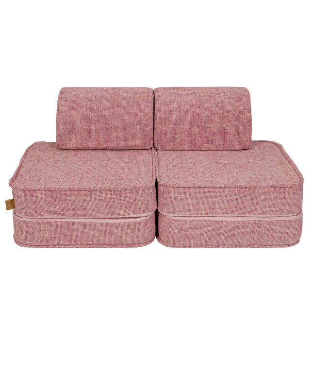 Kleine modulaire sofa voor kinderen - Tangle Bubblegum Pink-mercibeaucoupp.eu
