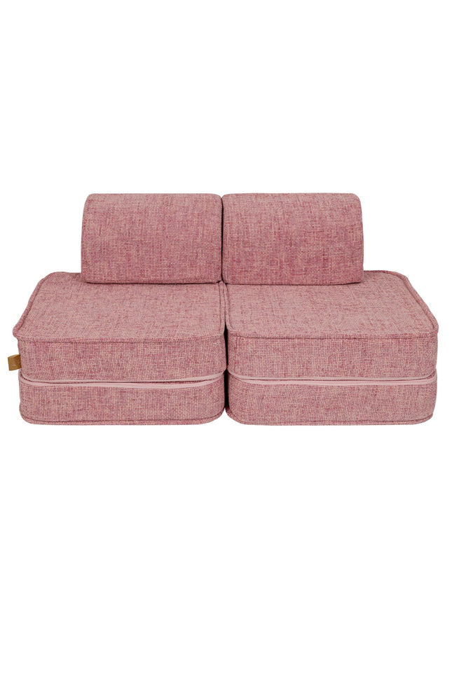 Kleine modulaire sofa voor kinderen - Tangle Bubblegum Pink-mercibeaucoupp.eu