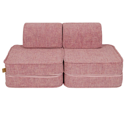 Kleine modulaire sofa voor kinderen - Tangle Bubblegum Pink-mercibeaucoupp.eu