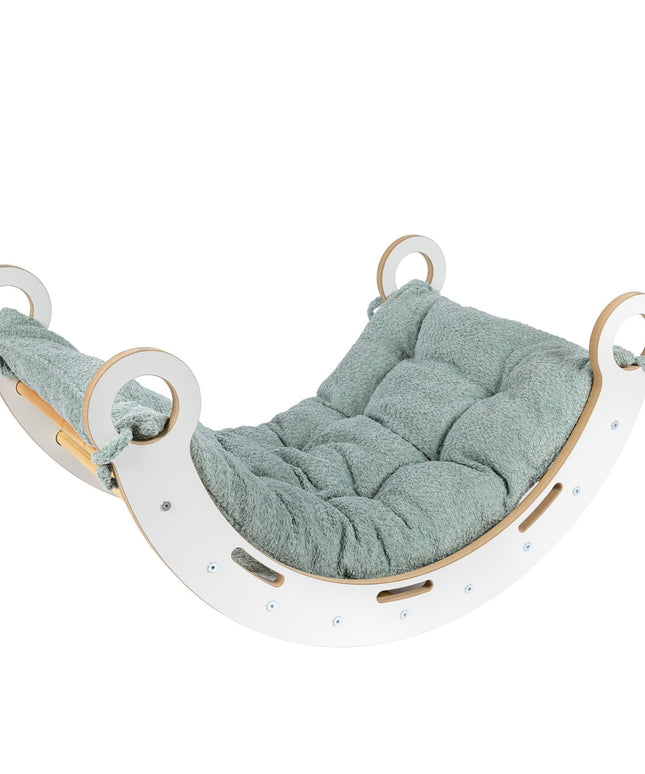 Knuffelschommel voor kinderen - fris mint kussen-mercibeaucoupp.eu