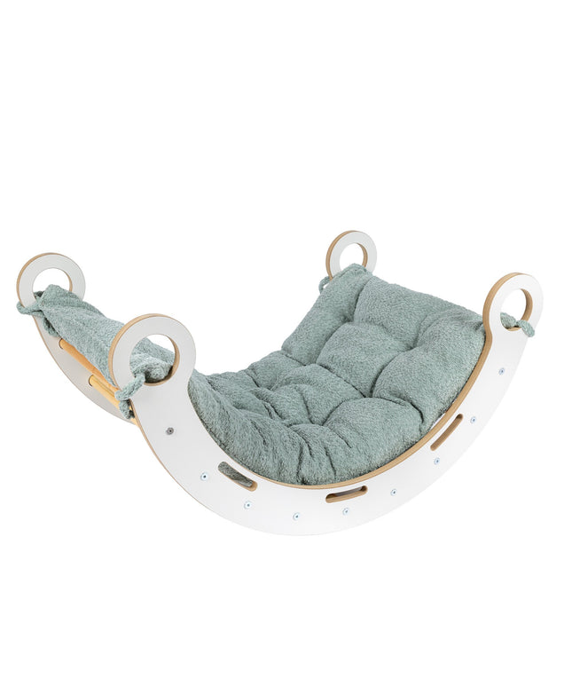 Knuffelschommel voor kinderen - fris mint kussen-mercibeaucoupp.eu