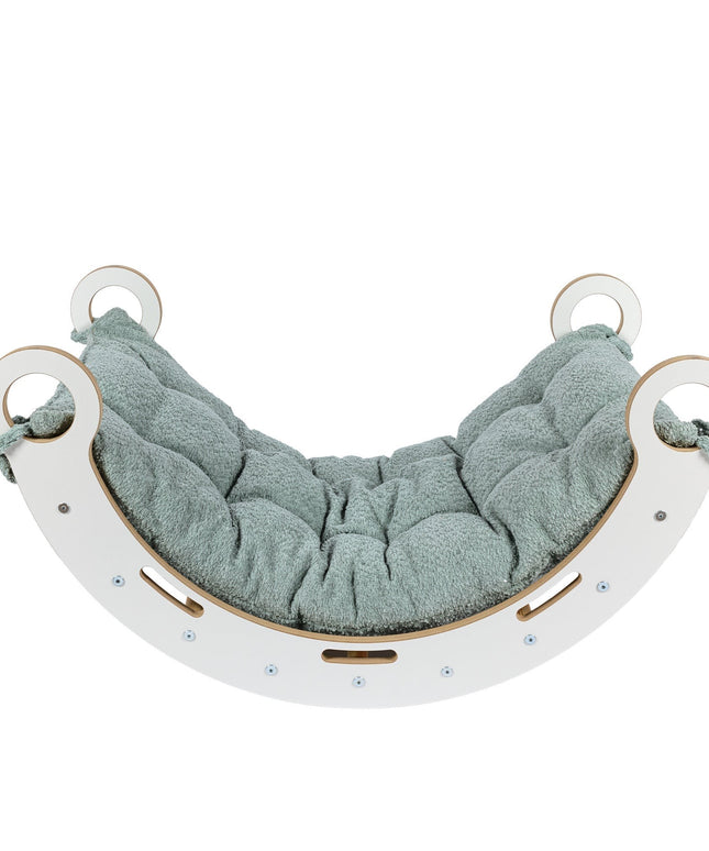 Knuffelschommel voor kinderen - fris mint kussen-mercibeaucoupp.eu