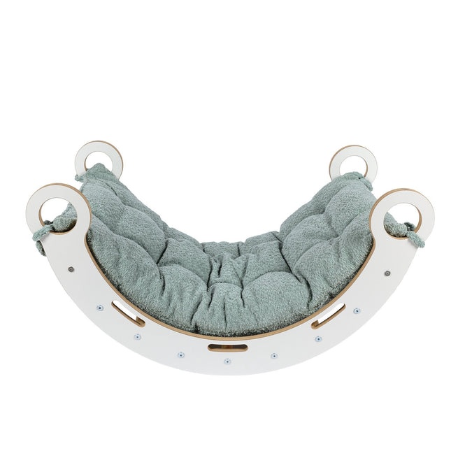 Knuffelschommel voor kinderen - fris mint kussen-mercibeaucoupp.eu