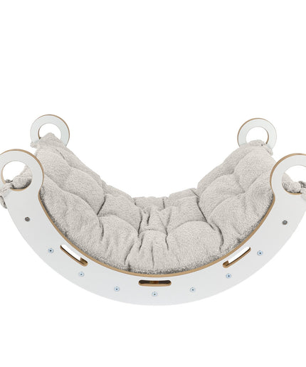 Knusse wipstoel voor kinderen - Ecru kussen-mercibeaucoupp.eu