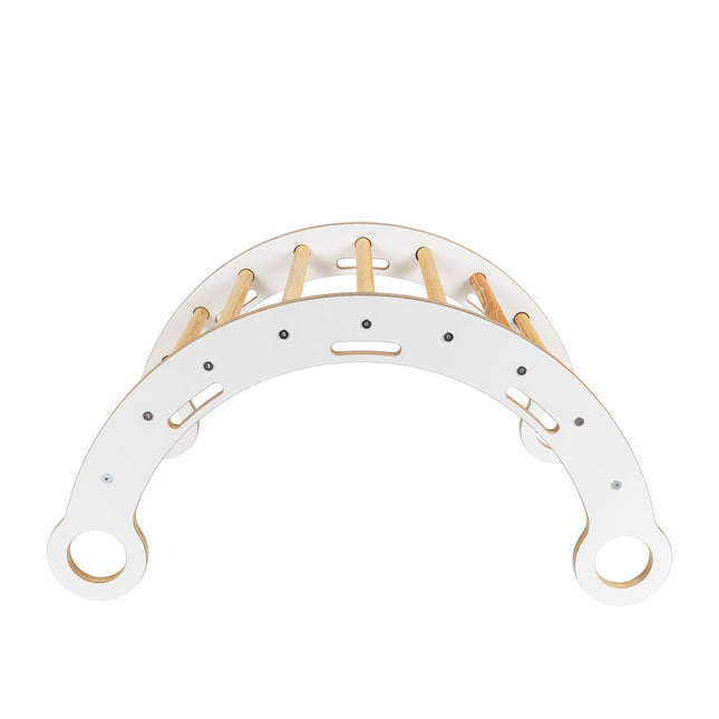 Knusse Schommelstoel voor Kinderen - Tan Beige Kussen-mercibeaucoupp.eu