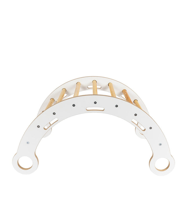 Knusse Schommelstoel voor Kinderen - Tan Beige Kussen-mercibeaucoupp.eu