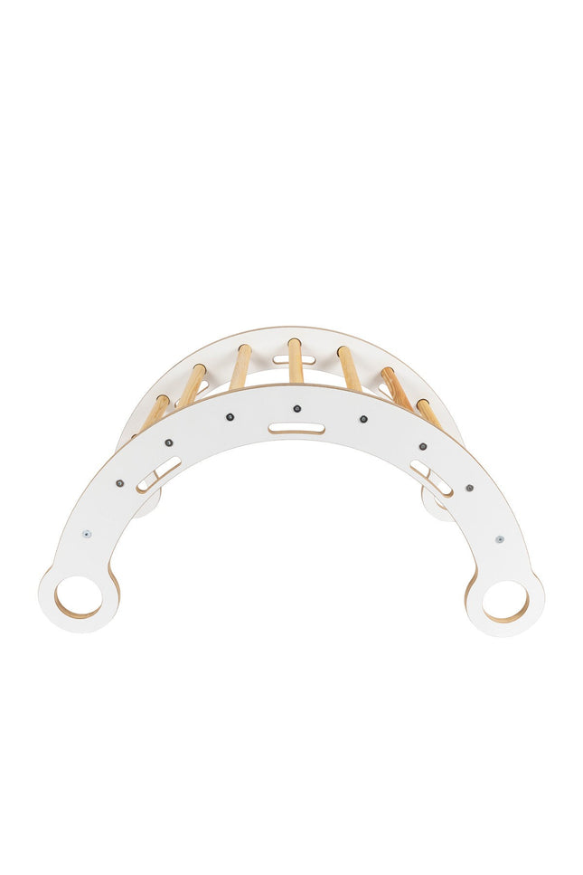 Knusse Schommelstoel voor Kinderen - Tan Beige Kussen-mercibeaucoupp.eu