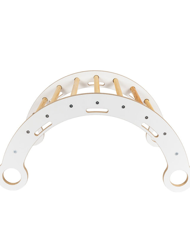 Knusse schommelstoel voor kinderen - Wit kussen-mercibeaucoupp.eu