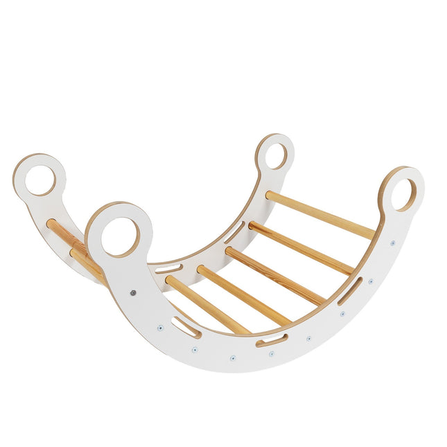 Knusse Schommelstoel voor Kinderen - Tan Beige Kussen-mercibeaucoupp.eu