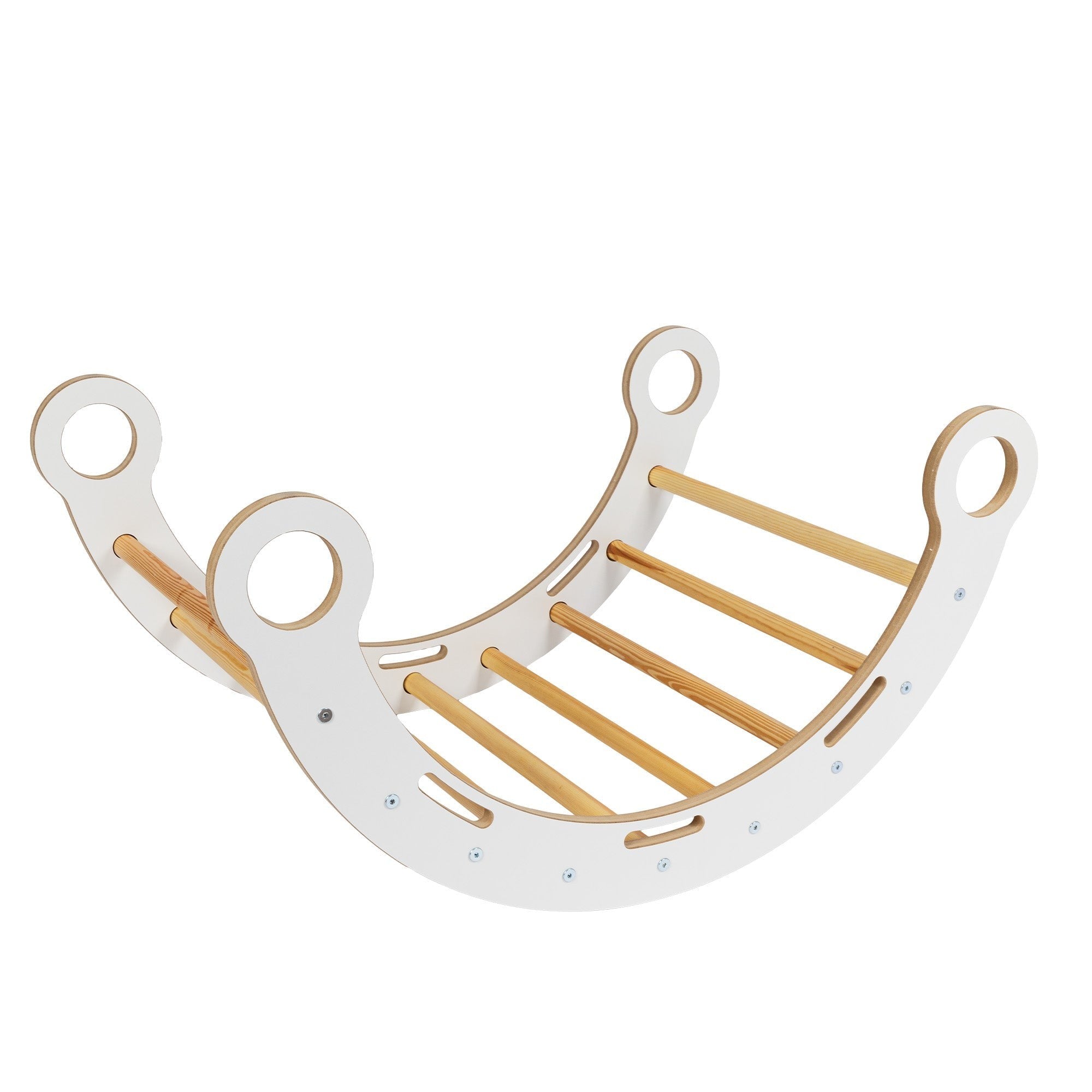 Knusse Schommelstoel voor Kinderen - Tan Beige Kussen-mercibeaucoupp.eu