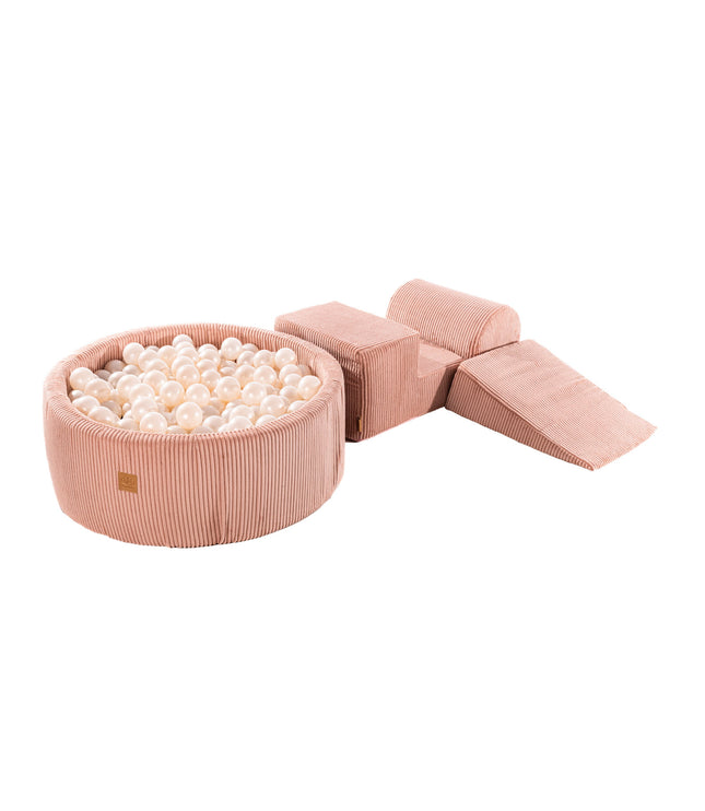 MeowBaby® Playset with Ball Pit - Pink & White Pearl