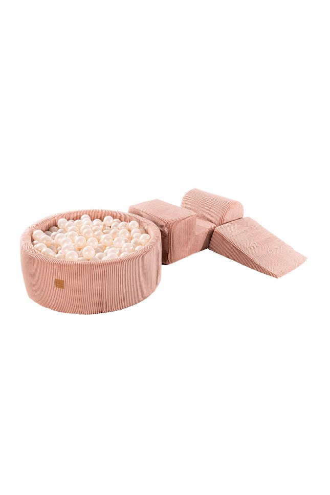 MeowBaby® Speelset met ballenbak - Roze & Witte Parel-mercibeaucoupp.eu