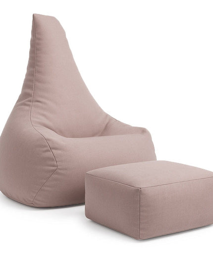 Tearo: Zitzak + voetensteun voor kleine ligstoelen - Rosy Pink-mercibeaucoupp.eu