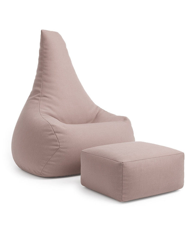 Tearo: Zitzak + voetensteun voor kleine ligstoelen - Rosy Pink-mercibeaucoupp.eu
