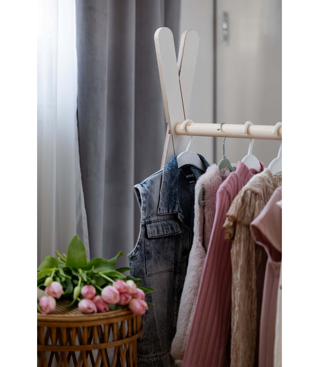 Tipi Clothing Rack For Children - Small White