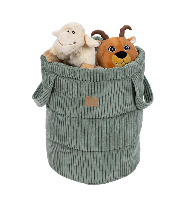 Toy Storage Basket for Kids – Olive Green